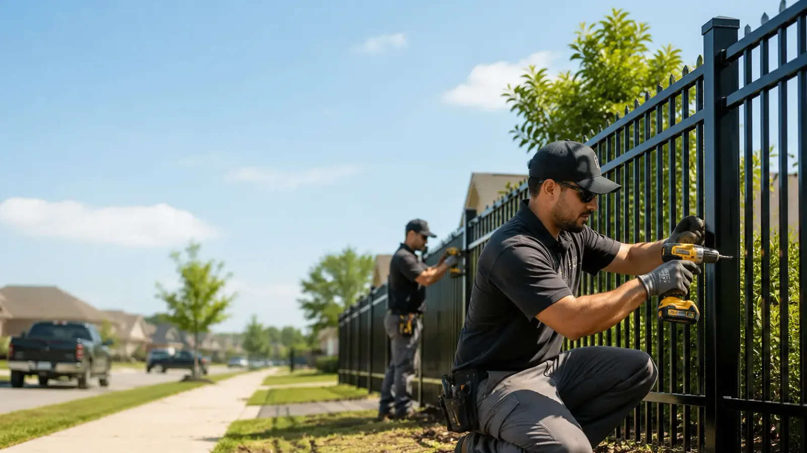 Metal Fence Installation in Arcadia, OH